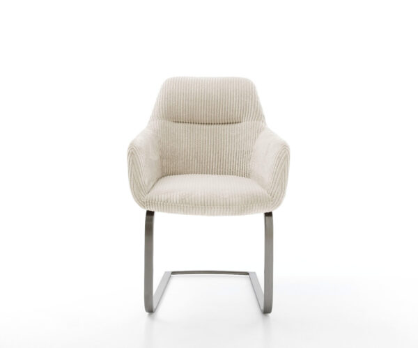 Konzolová židle Pejo-Flex Cord Beige Konzolová židle plochá Graphite Kapesní pružinové jádro - Image 2