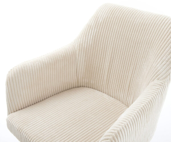 Konzolová židle Greg-Flex Cord Beige Konzolová židle flat Graphite Kapesní pružinové jádro - Image 4