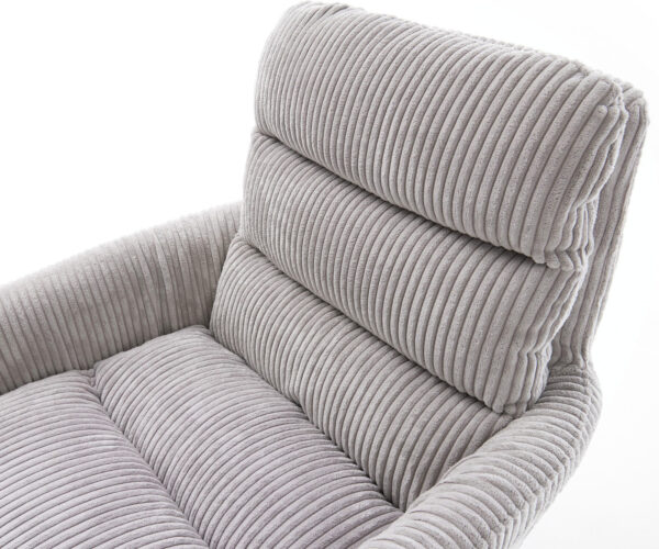 Konzolová židle Abelia-Flex s područkami Cord silver grey Konzolová židle flat graphite - Image 4
