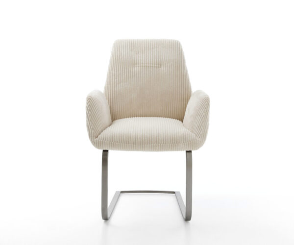 Konzolová židle Zoa-Flex Cord Beige Konzolová židle plochá Graphite Kapesní pružinové jádro - Image 2