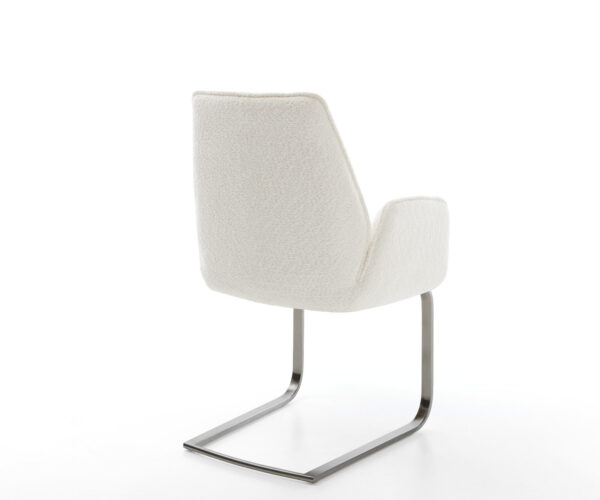Cantilever Zoa-Flex Bouclé White Cantilever flat Graphite Kapesní pružinové jádro - Image 5