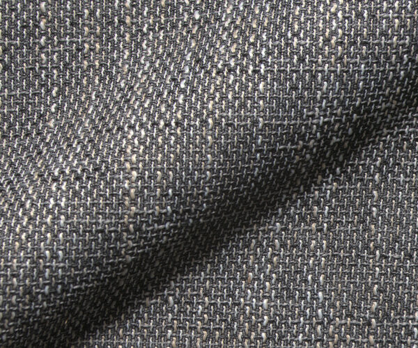 Taburet Clovis Š98 x H83 světle šedá modul texturované tkaniny - Image 3