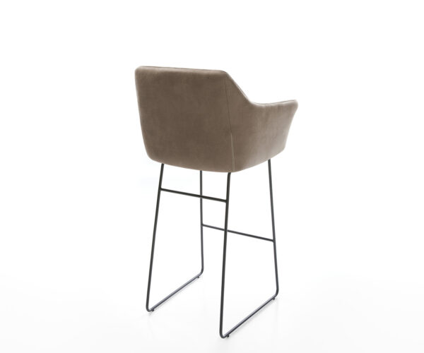 Barová židle Yulo-Flex vintage taupe kovová podnož - Image 5