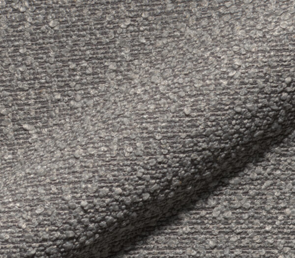 Jídelní židle Nube-Flex křížová podnož široká kov bouclé stříbrná šedá - Image 3