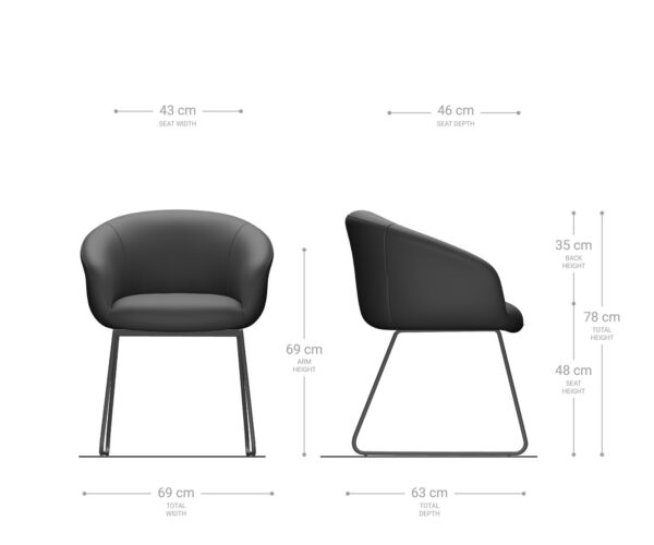 Jídelní židle Vinka-Flex tenká podnož nerezová ocel smíšené materiály taupe taštičkové pružiny - Image 6