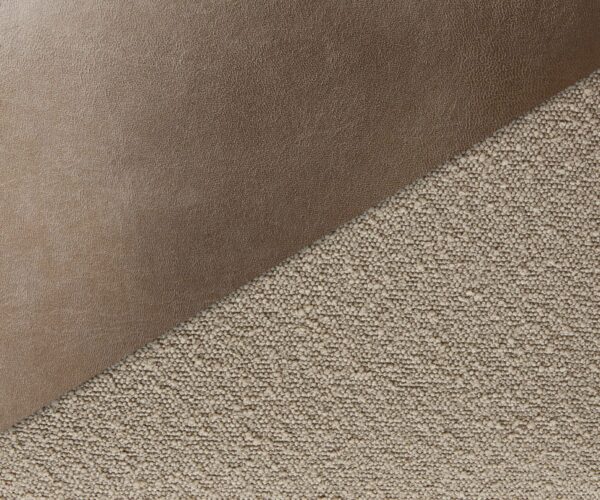 Jídelní židle Vinka-Flex konzolová podnož kulatá kovová černá smíšené materiály taupe taštičkové pružiny - Image 3