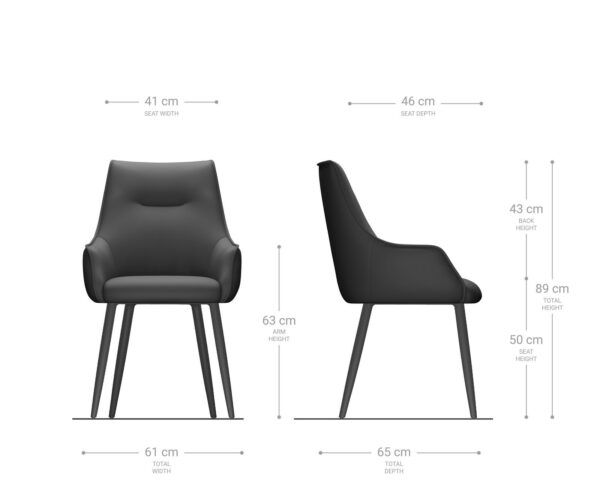 Jídelní židle Alja-Flex zúžená podnož nerezová ocel bouclé taštičkové pružiny - Image 6