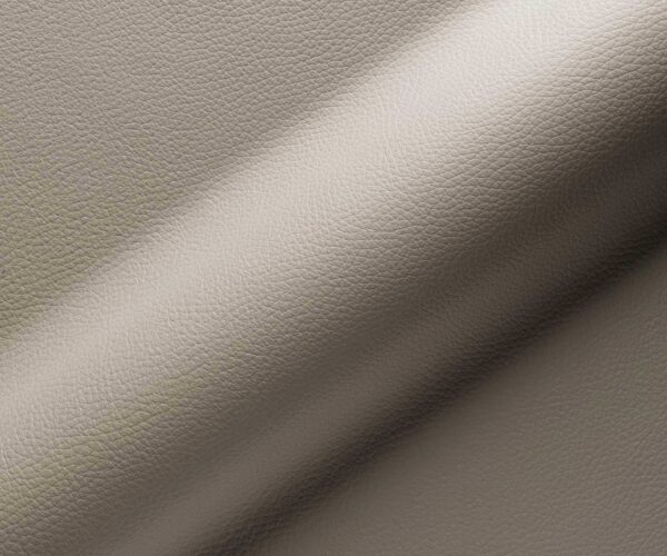 Jídelní židle Vinka-Flex tenká podnož kovová černá pravá kůže taupe taštičkové pružiny - Image 3