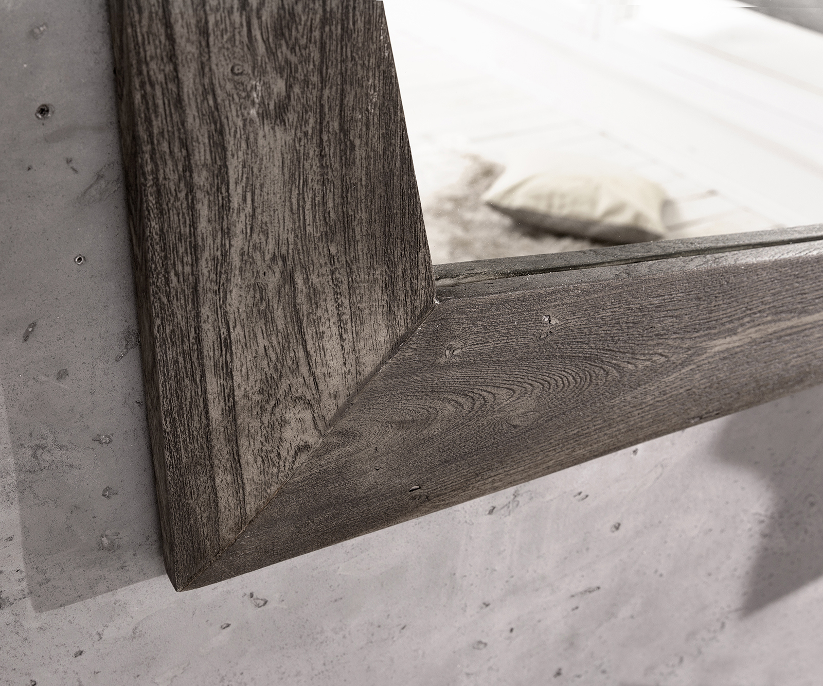 Designové zrcadlo Wyatt 160x70 cm akácie platinové - Obrázek 8