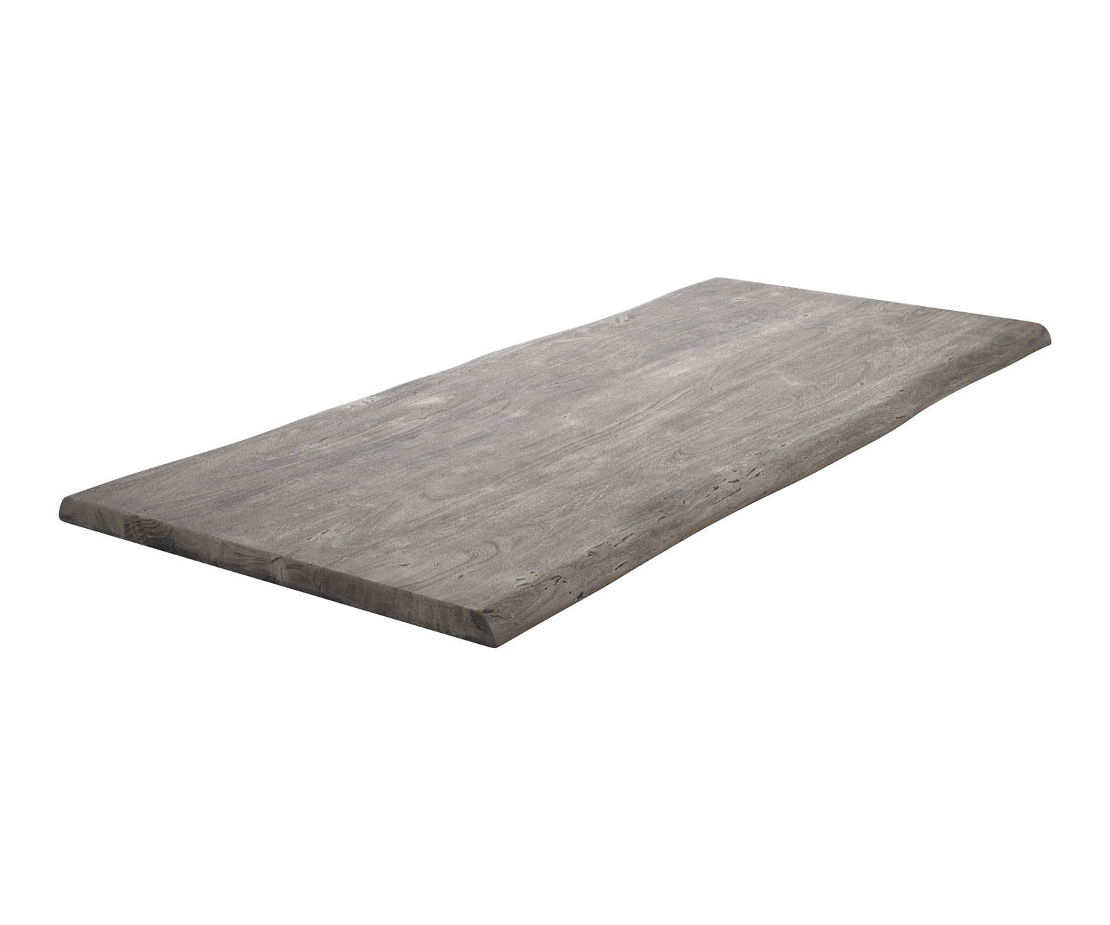 Jídelní stůl Edge deska 220x100 cm XL akácie platin Live-Edge