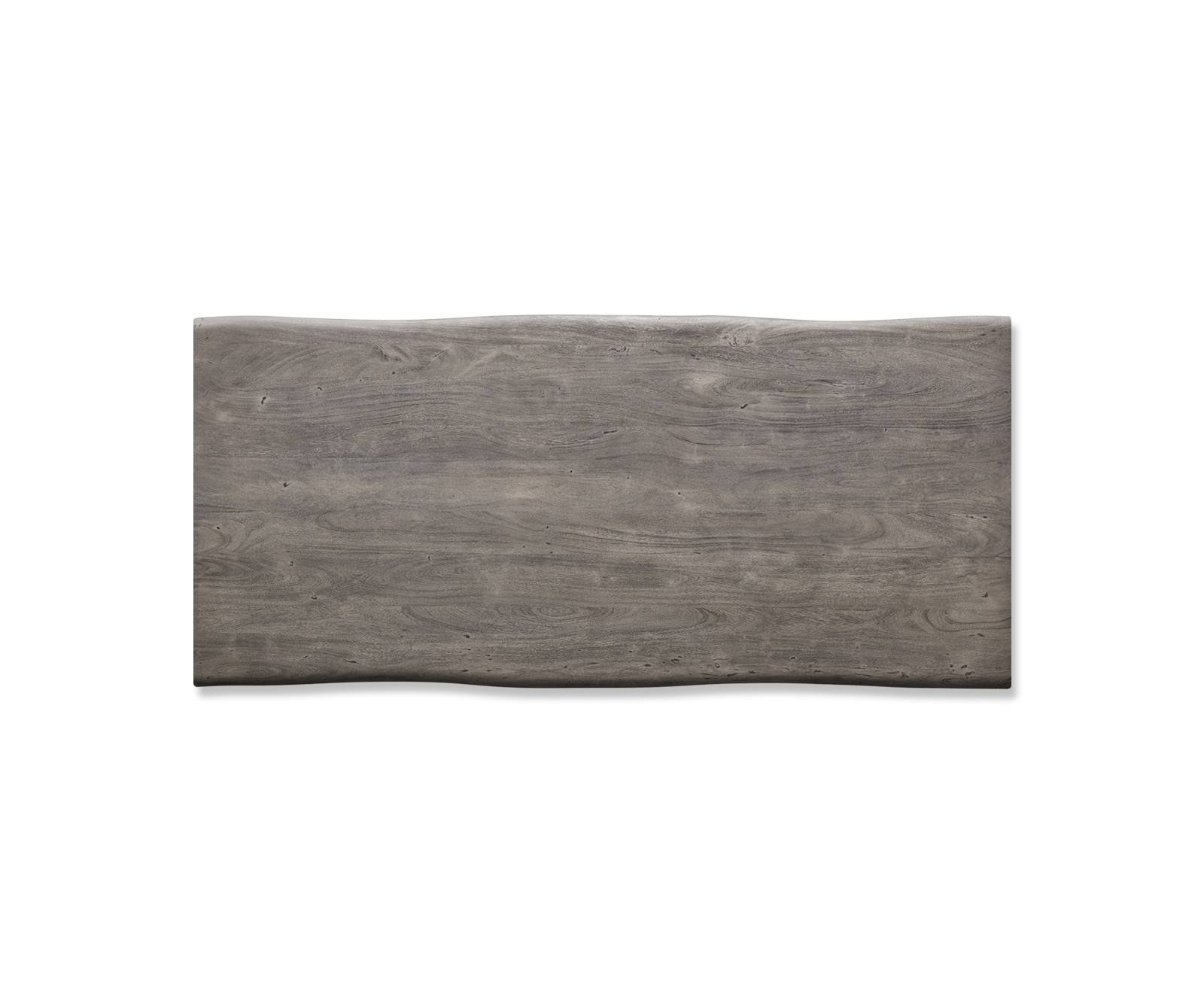 Jídelní stůl Edge deska 220x100 cm XL akácie platin Live-Edge - Obrázek 2