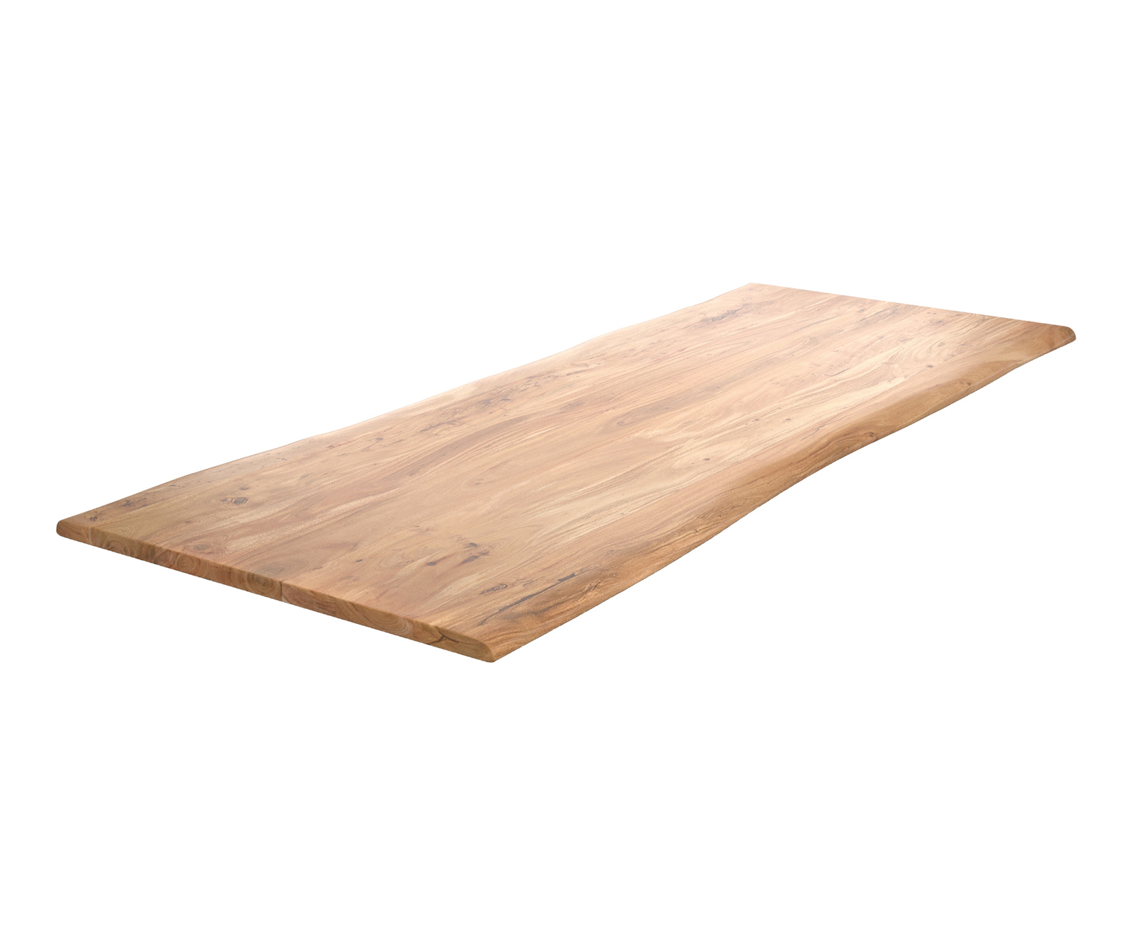 Jídelní stůl Edge deska 240x100 cm akácie přírodní Live-Edge