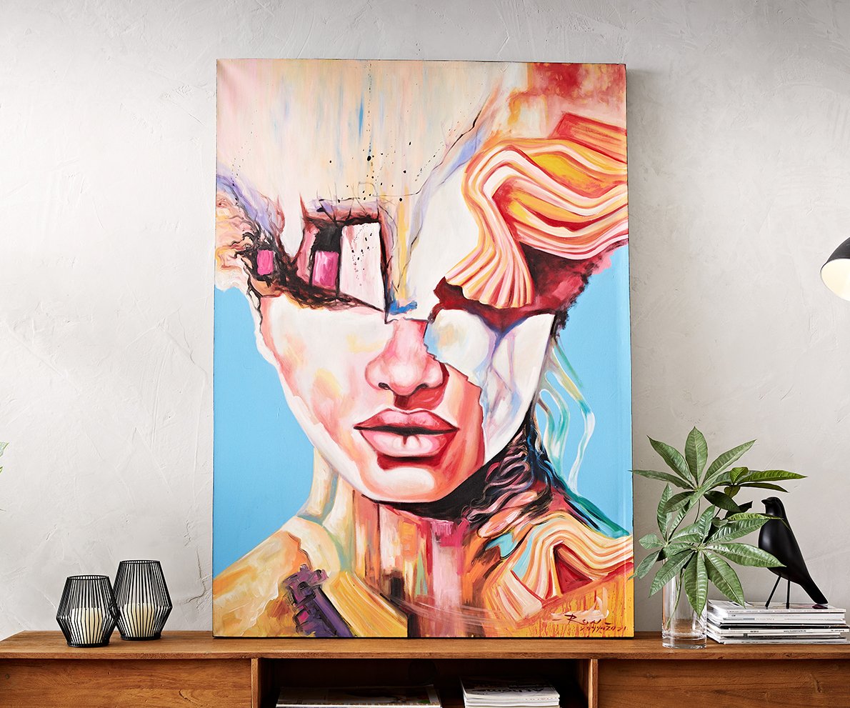 Obraz Expression vícebarevný 100x140 cm akryl na plátně - Obrázek 3