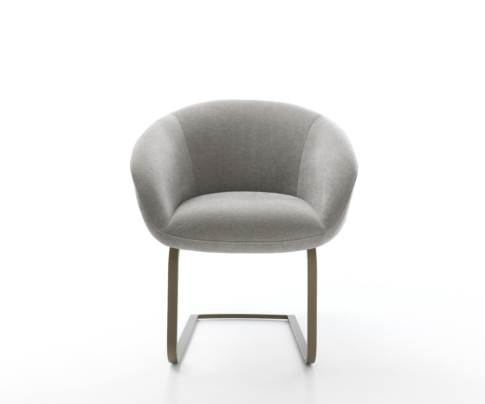 Jídelní židle Vinka-Flex s područkami strukturovaná látka Měkký šedá jídelní židle plochá Titanová barva taštičkové pružiny - Obrázek 2