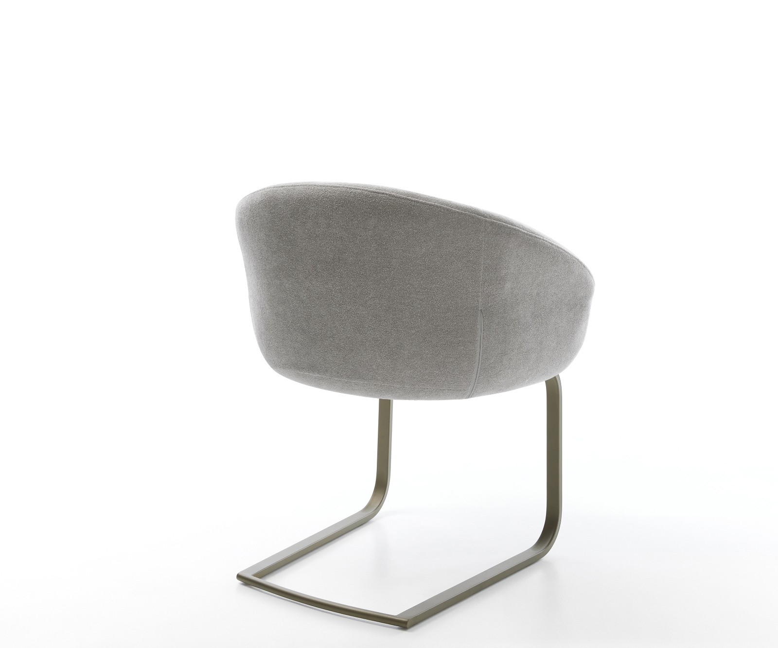 Jídelní židle Vinka-Flex s područkami strukturovaná látka Měkký šedá jídelní židle plochá Titanová barva taštičkové pružiny - Obrázek 5