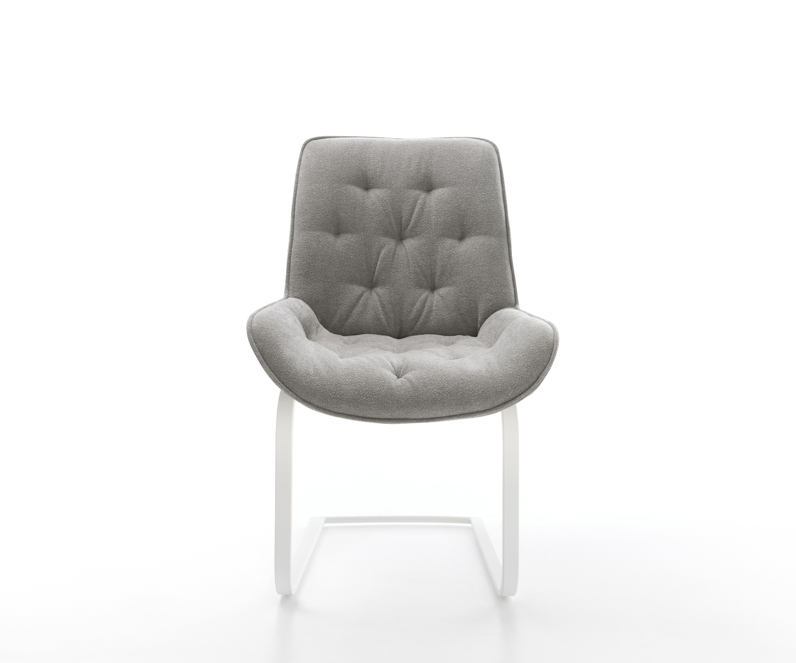 Jídelní židle Taimi-Flex látka Měkký šedá jídelní židle plochý bílá - Obrázek 2