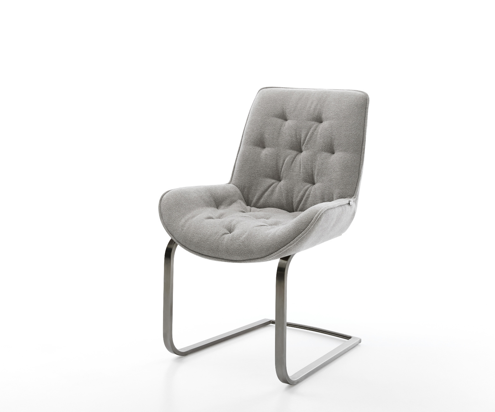 Jídelní židle Taimi-Flex látka Měkký šedá jídelní židle plochý grafit