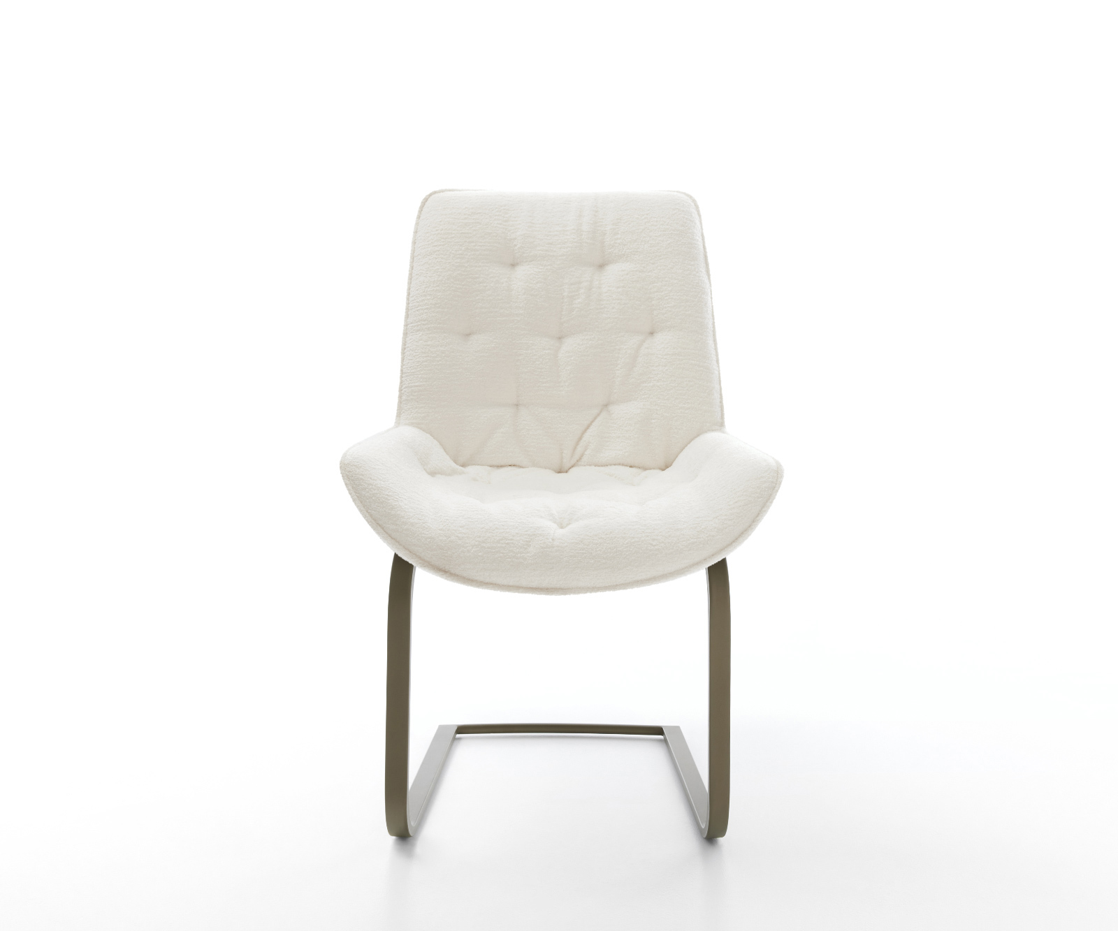 Jídelní židle Taimi-Flex bouclé měkký béžová jídelní židle plochá titanová barva - Obrázek 2