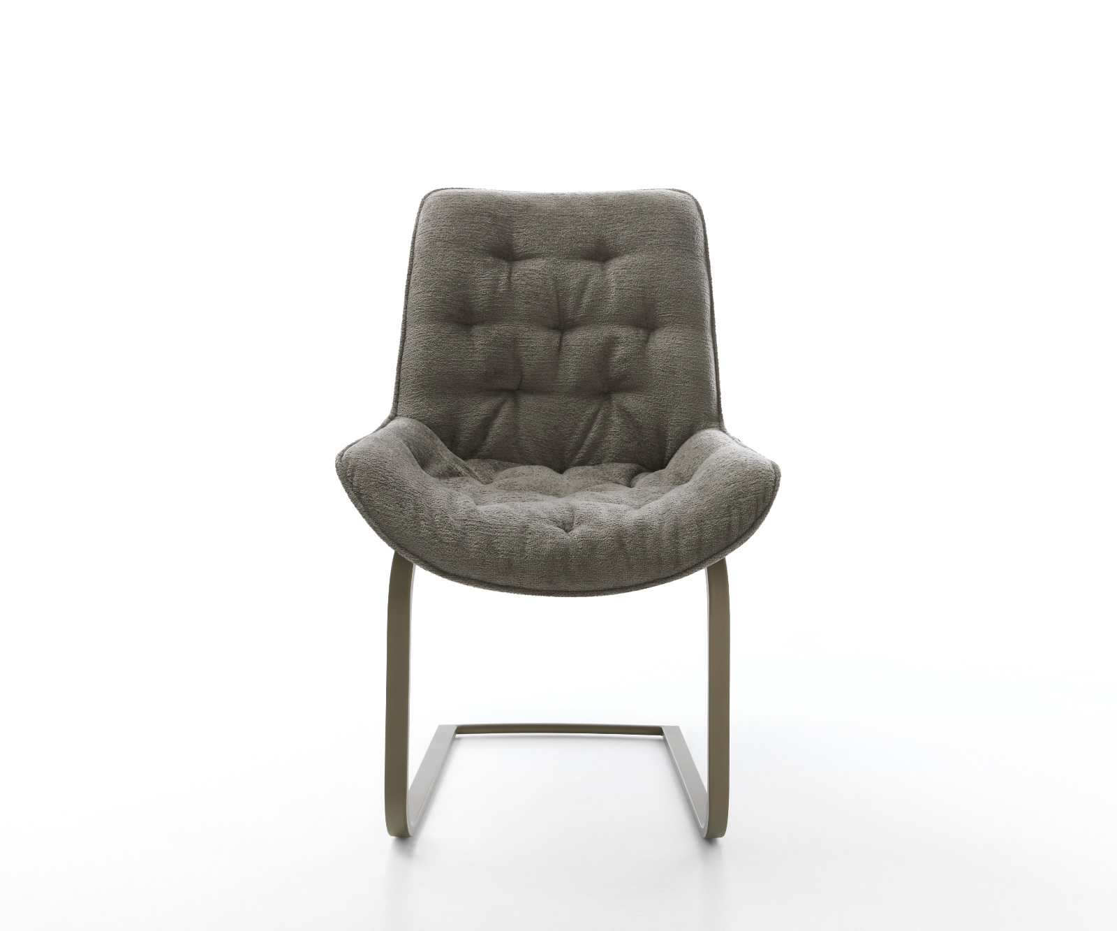 Jídelní židle Taimi-Flex bouclé měkký tmavě béžová jídelní židle plochý titanová barva - Obrázek 2