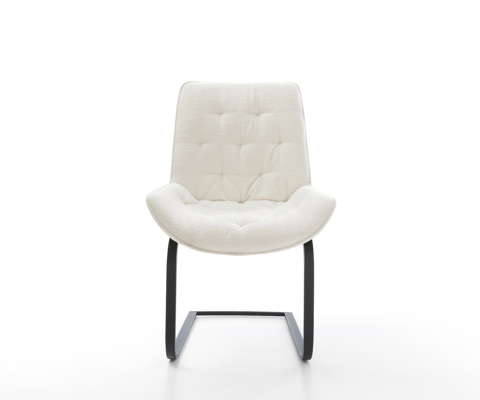 Jídelní židle Taimi-Flex bouclé měkký béžová jídelní židle plochá černá - Obrázek 2