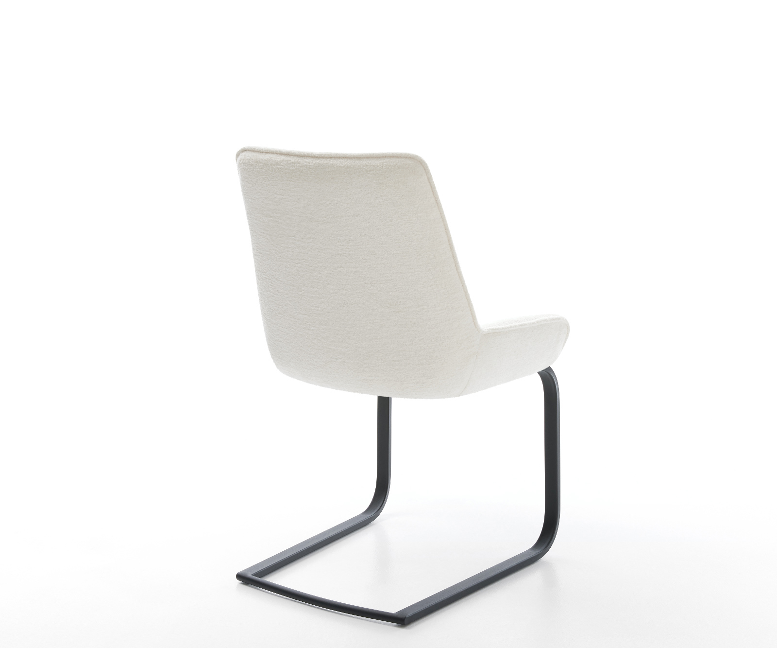 Jídelní židle Taimi-Flex bouclé měkký béžová jídelní židle plochá černá - Obrázek 5