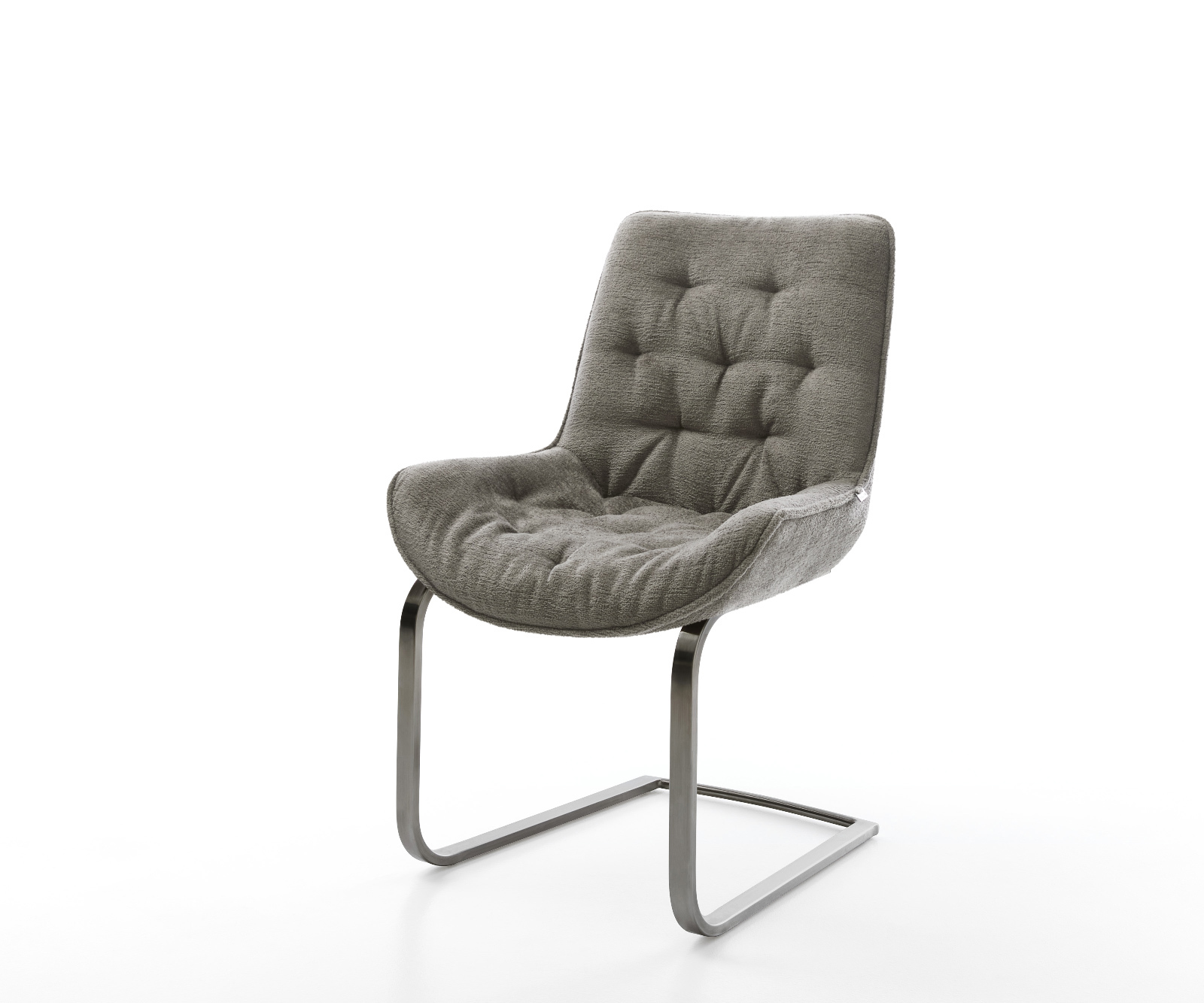 Jídelní židle Taimi-Flex bouclé měkký tmavě béžová jídelní židle plochý grafit