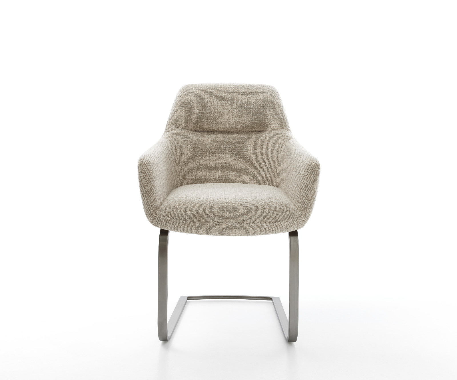 Jídelní židle Pejo-Flex látka Měkký béžová jídelní židle plochá grafit taštičkové pružiny - Obrázek 2