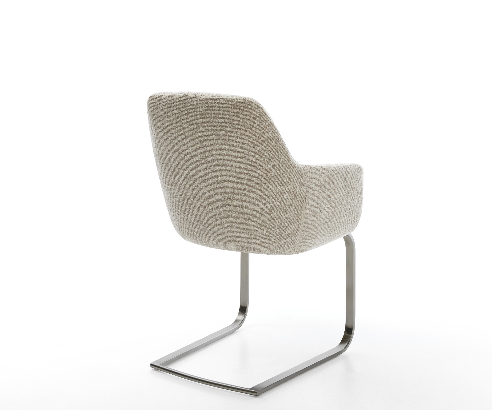 Jídelní židle Pejo-Flex látka Měkký béžová jídelní židle plochá grafit taštičkové pružiny - Obrázek 5