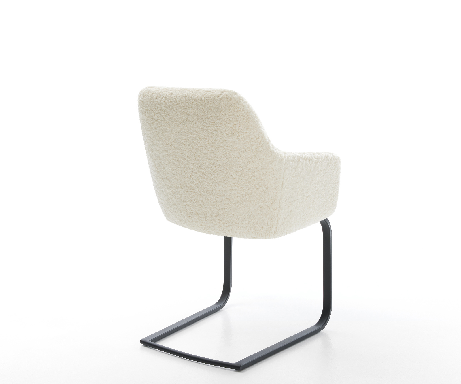 Jídelní židle Pejo-Flex plyšový manšestr béžová jídelní židle plochá černá taštičkové pružiny - Obrázek 5