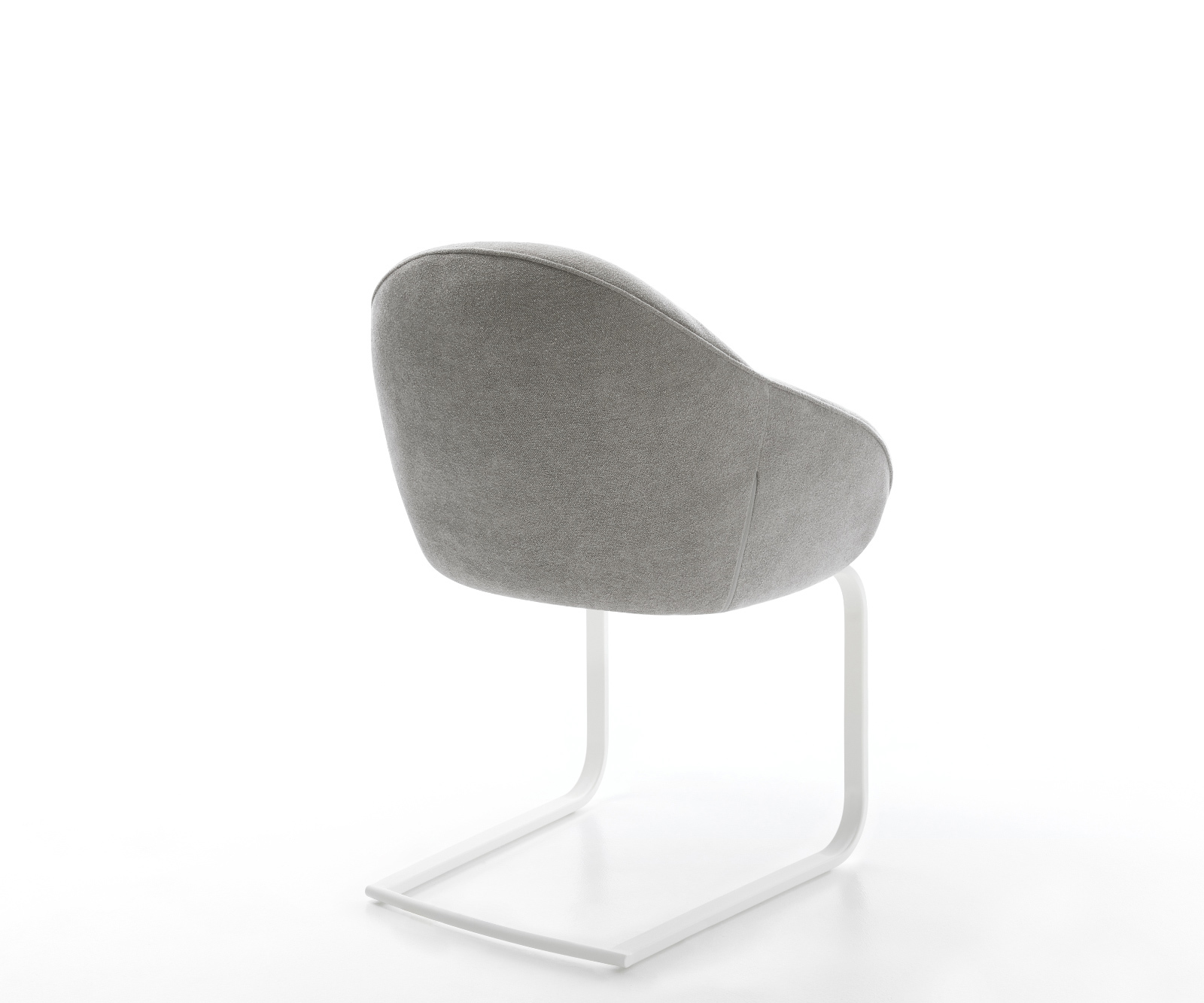 Jídelní židle Gaio-Flex látka Měkký šedá jídelní židle plochá bílá - Obrázek 5