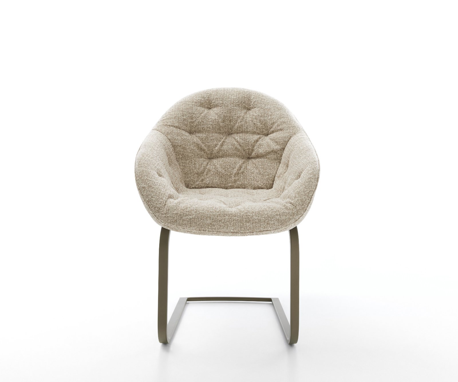 Jídelní židle Gaio-Flex látka Měkký béžová jídelní židle plochý Titanová barva - Obrázek 2