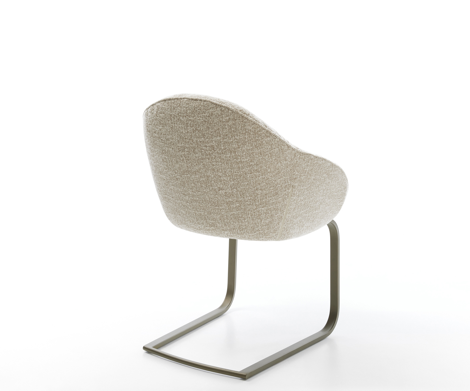 Jídelní židle Gaio-Flex látka Měkký béžová jídelní židle plochý Titanová barva - Obrázek 5