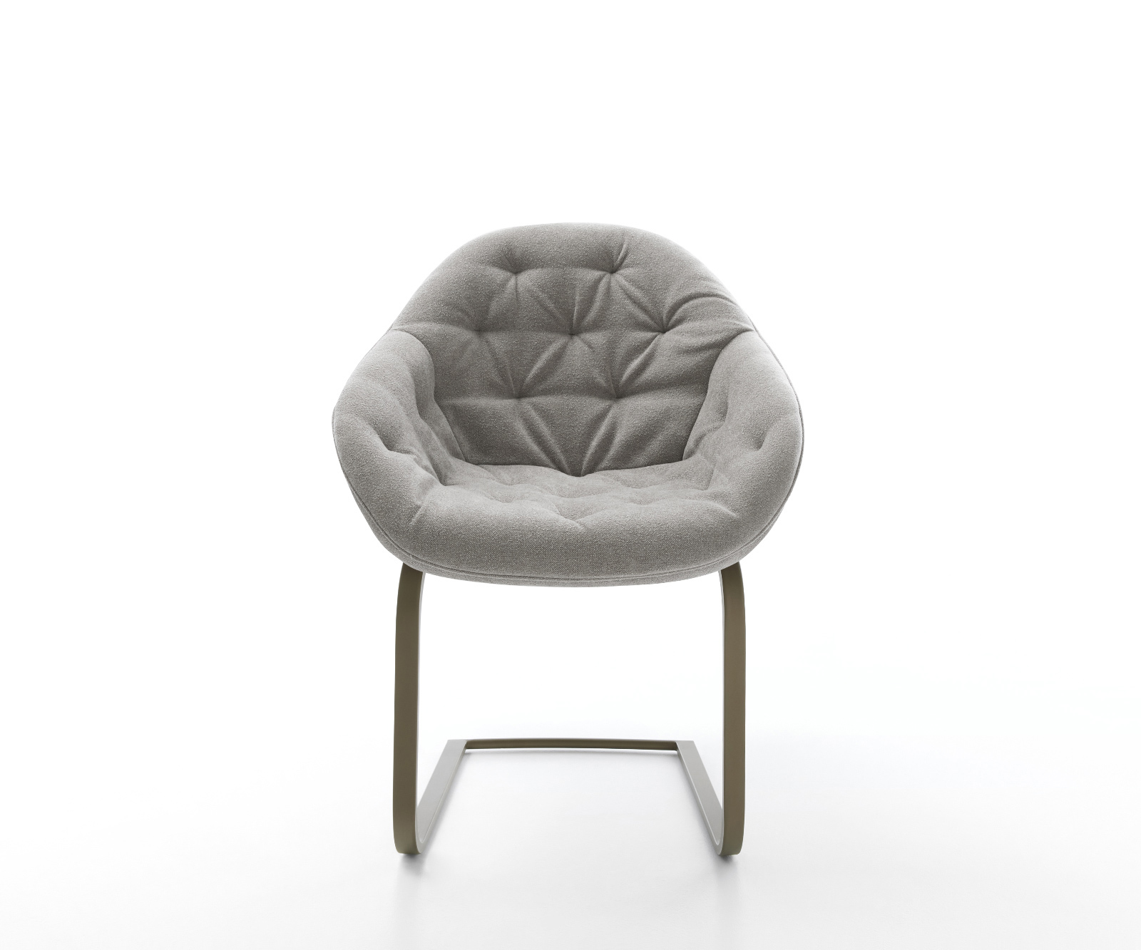 Jídelní židle Gaio-Flex látka Měkký šedá jídelní židle plochý Titanová barva - Obrázek 2