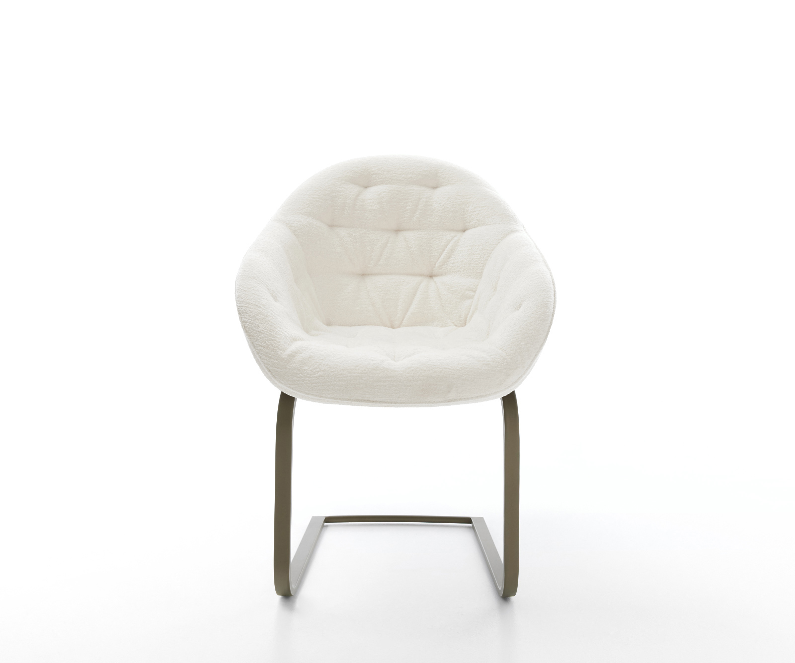 Jídelní židle Gaio-Flex bouclé měkký béžová jídelní židle plochý titanová barva - Obrázek 2