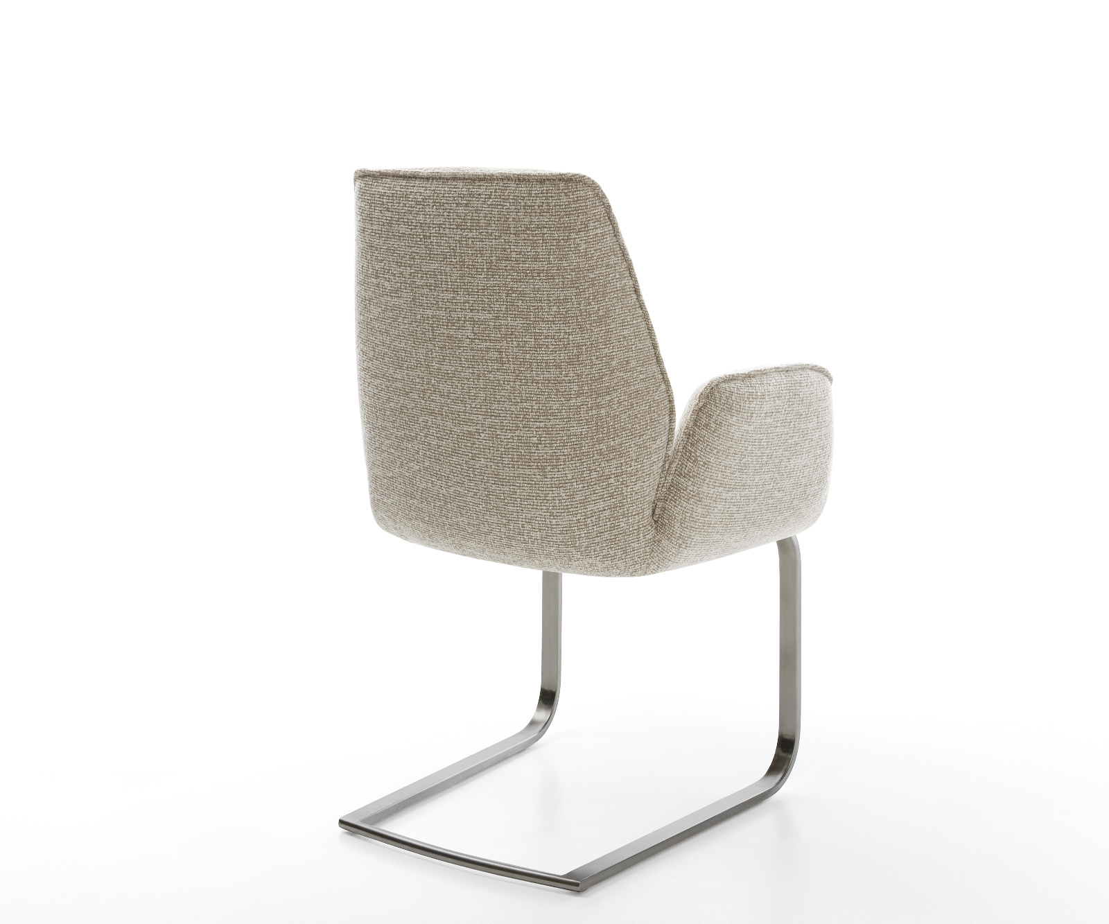 Jídelní židle Zoa-Flex tkanina Měkký béžová jídelní židle plochá grafit taštičkové pružiny - Obrázek 5