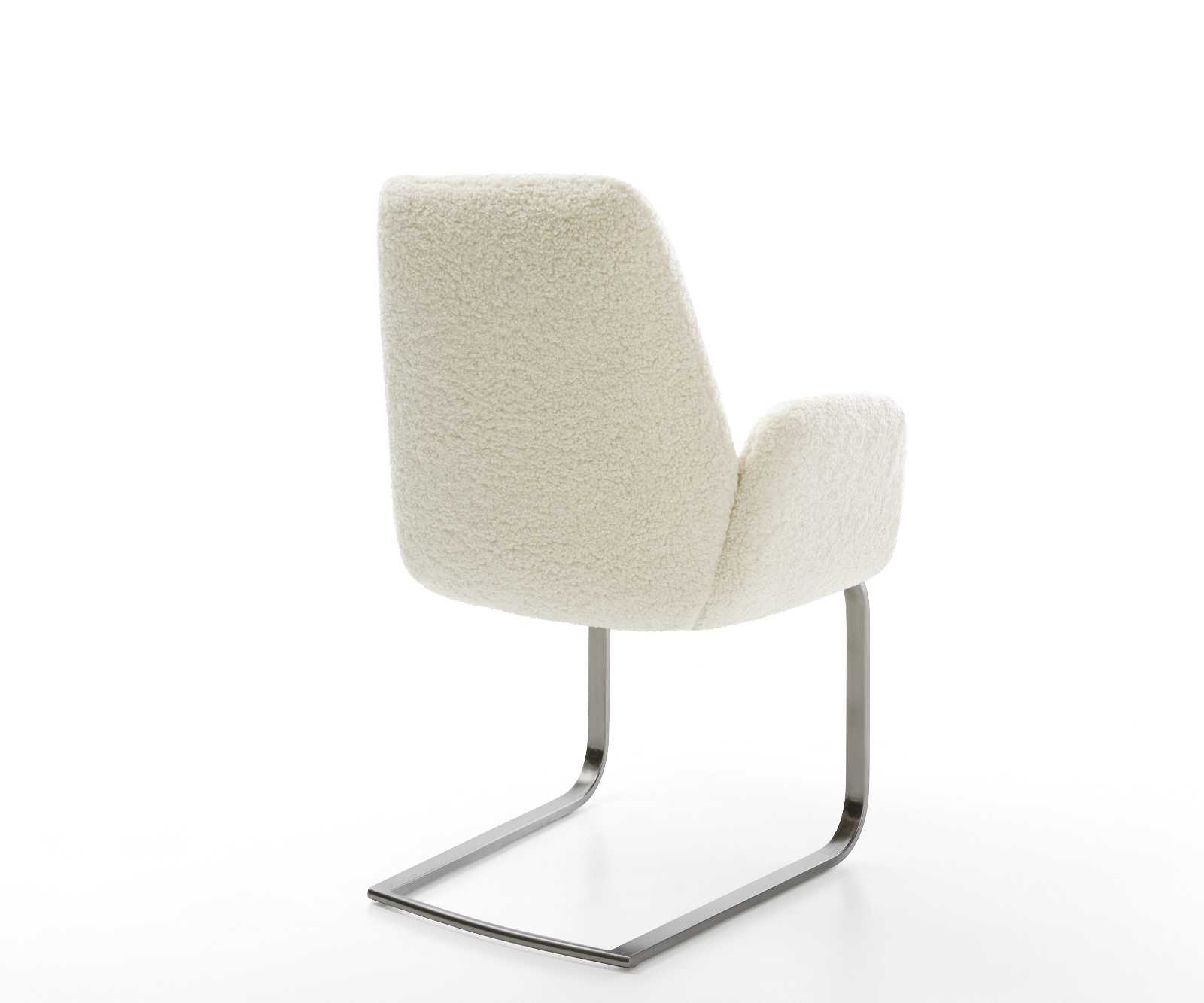 Jídelní židle Zoa-Flex plyšový manšestr béžová jídelní židle plochá grafit taštičkové pružiny - Obrázek 4