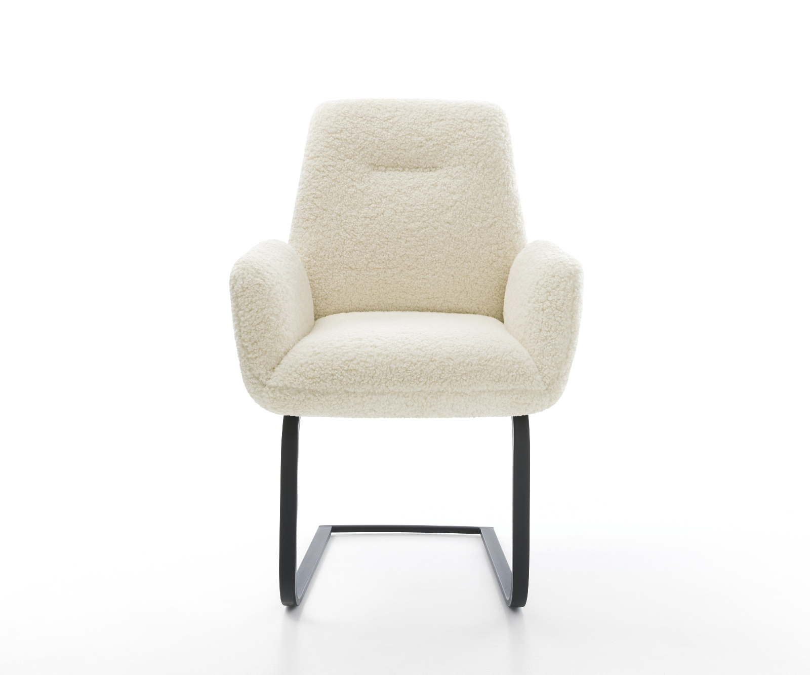 Jídelní židle Zoa-Flex plyšový manšestr béžová jídelní židle plochá černá taštičkové pružiny - Obrázek 2