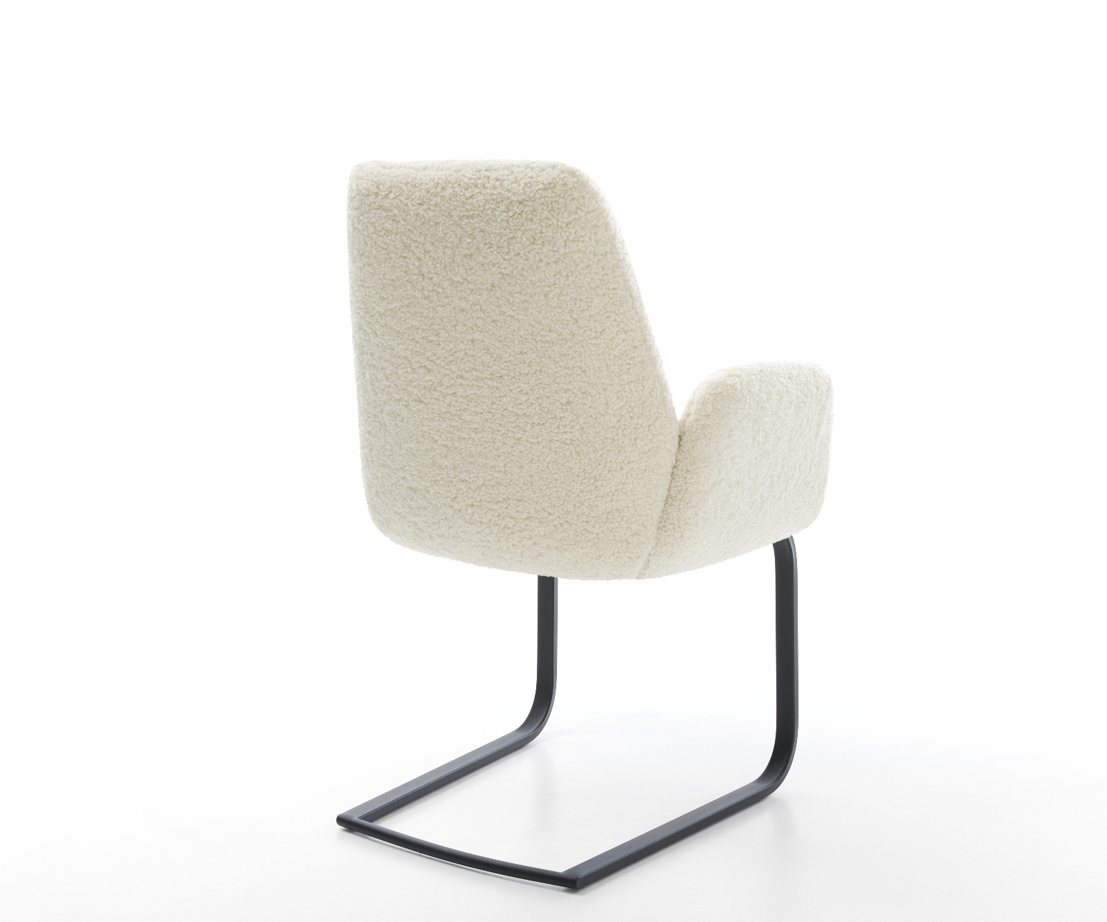 Jídelní židle Zoa-Flex plyšový manšestr béžová jídelní židle plochá černá taštičkové pružiny - Obrázek 4