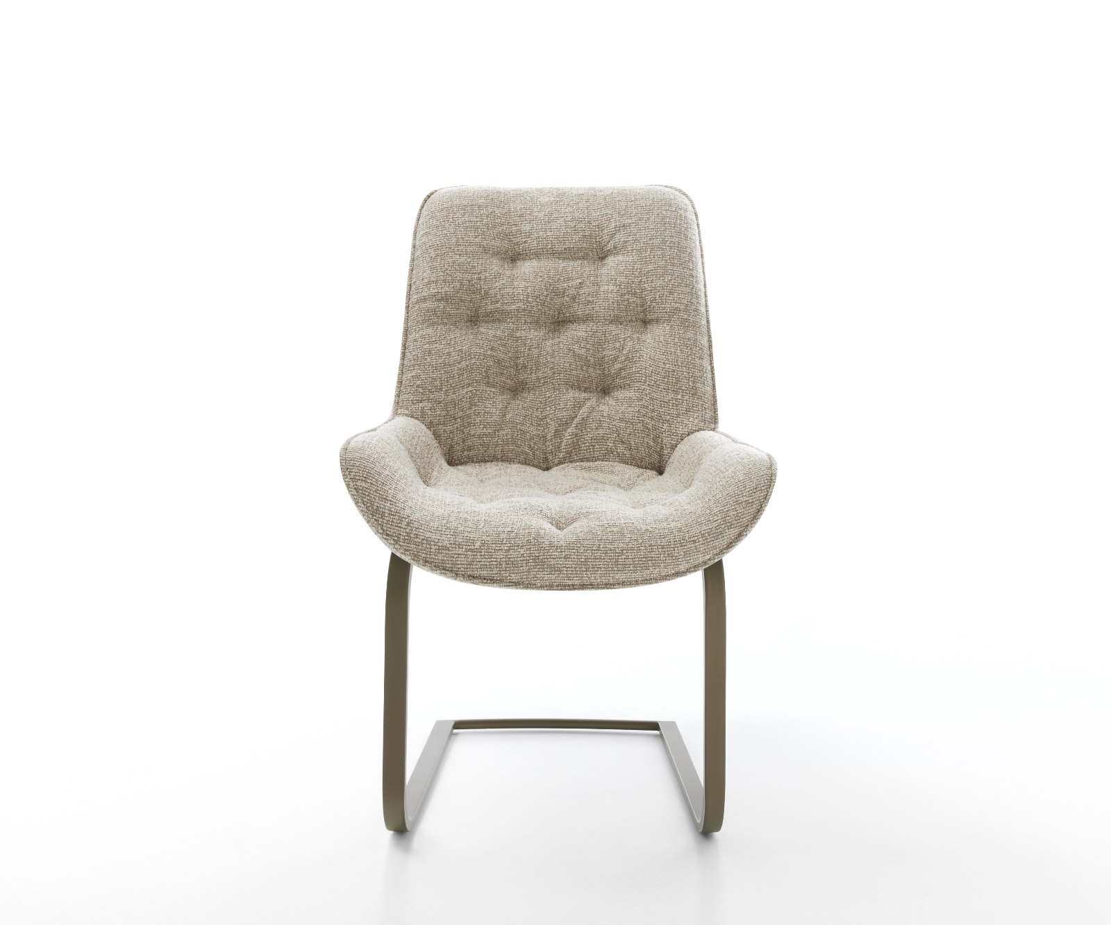 Jídelní židle Taimi-Flex tkanina Měkký béžová jídelní židle plochý Titanová barva - Obrázek 2