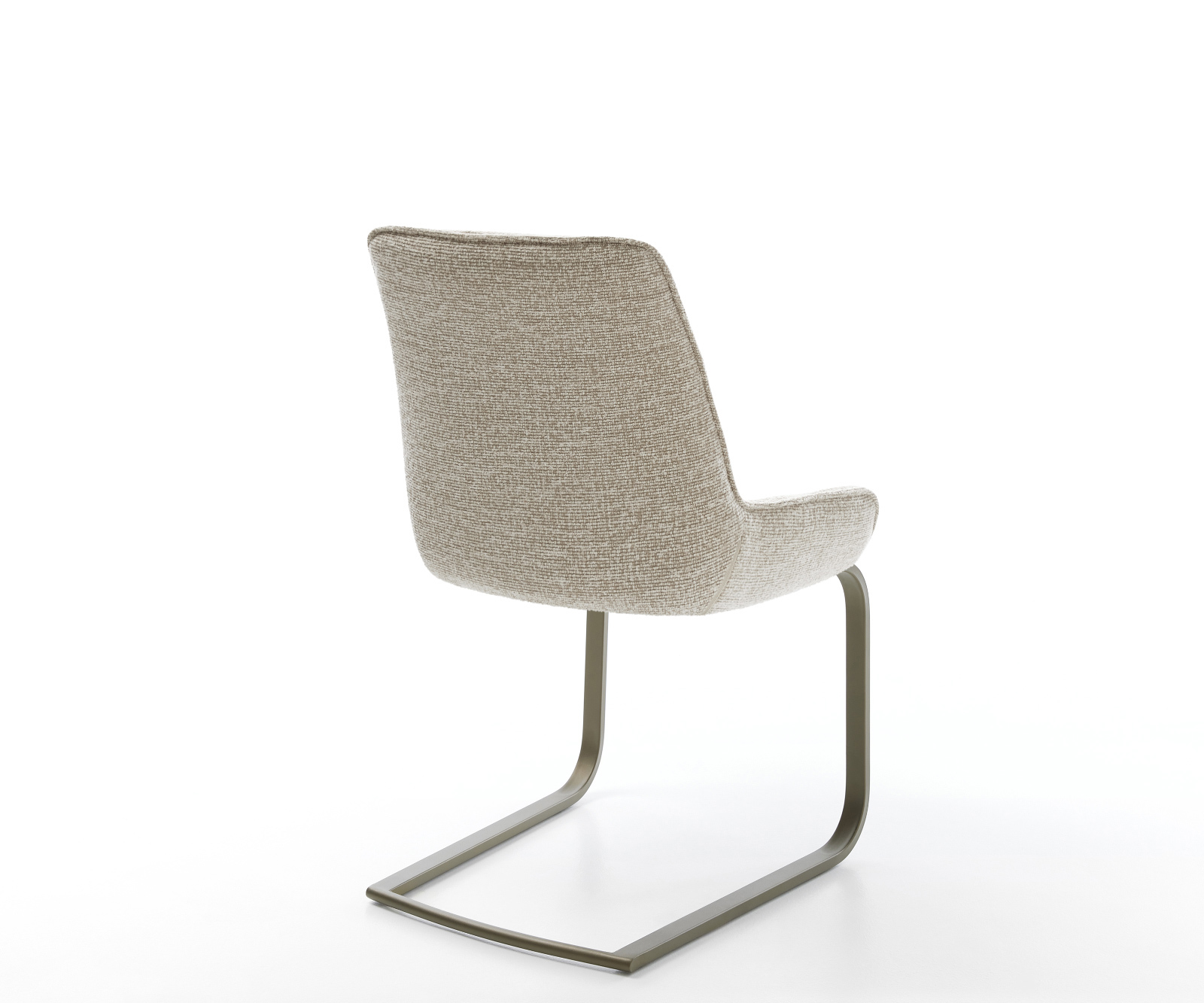 Jídelní židle Taimi-Flex tkanina Měkký béžová jídelní židle plochý Titanová barva - Obrázek 5