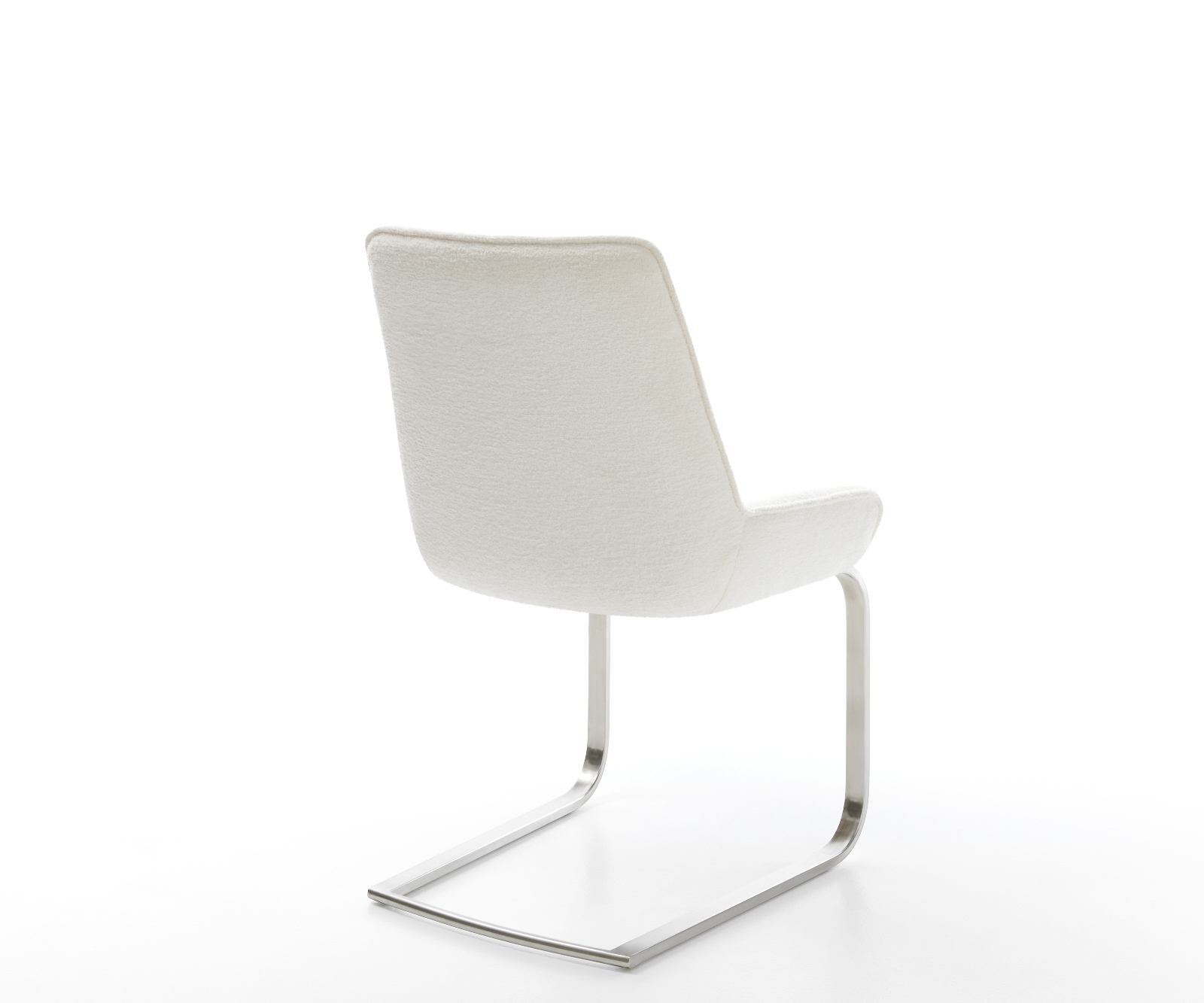 Jídelní židle Taimi-Flex bouclé měkký béžová jídelní židle plochá nerezová ocel - Obrázek 5