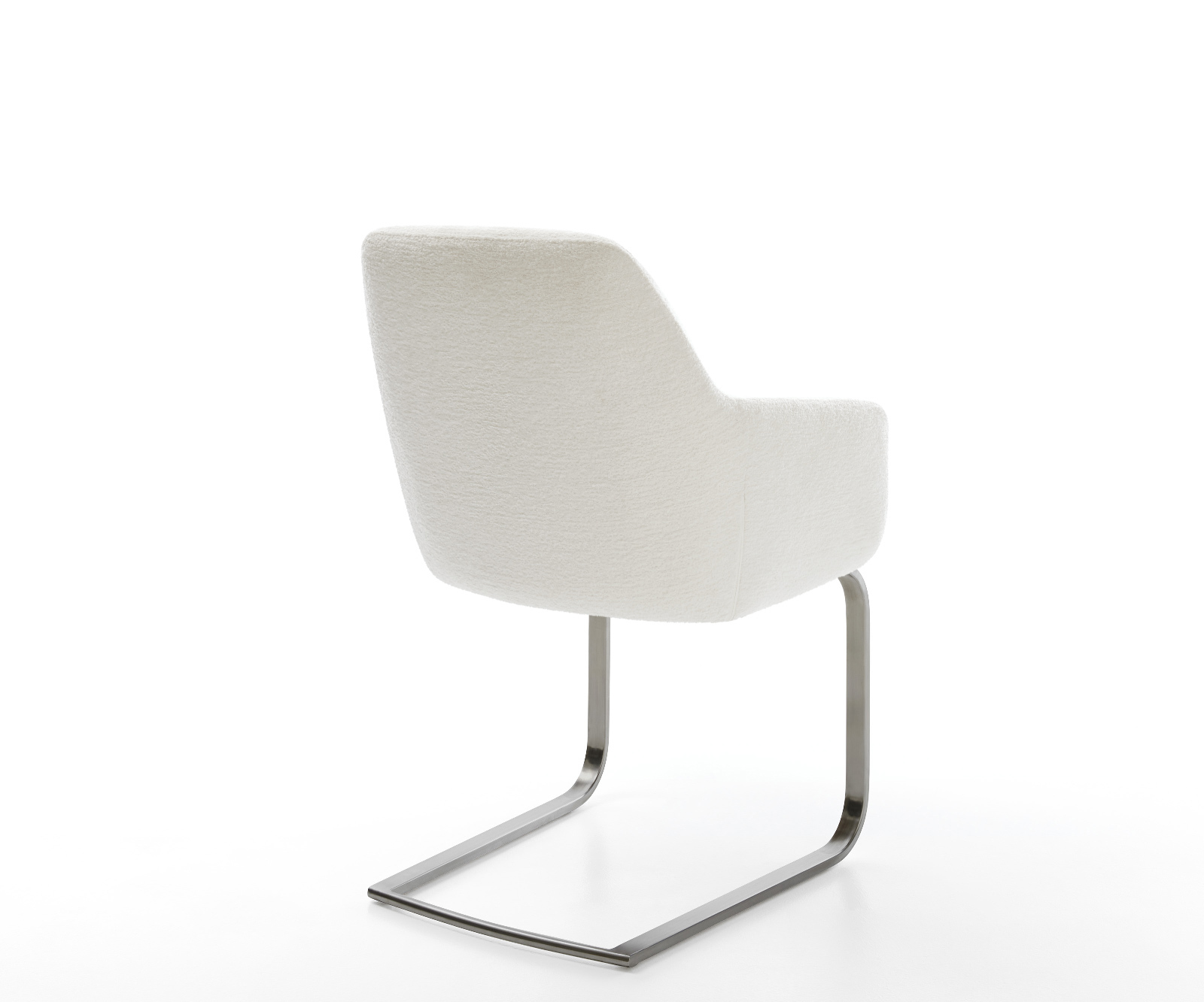 Jídelní židle Pejo-Flex bouclé měkký béžová jídelní židle plochá grafit taštičkové pružiny - Obrázek 5