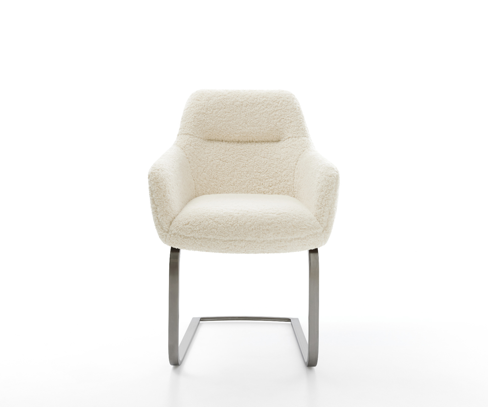 Jídelní židle Pejo-Flex plyšový manšestr béžová jídelní židle plochá grafit taštičkové pružiny - Obrázek 2