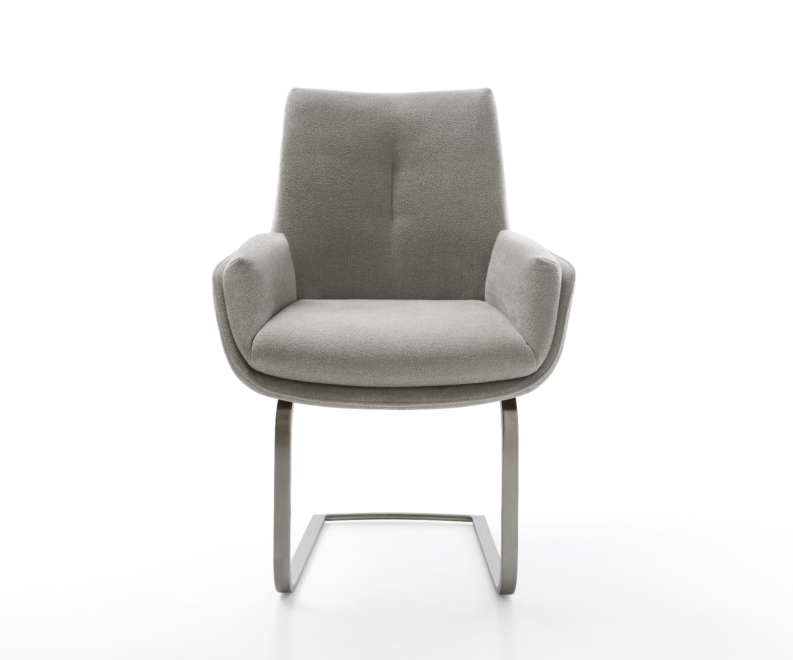 Jídelní židle Clea-Flex látka Měkký šedá jídelní židle plochý grafit - Obrázek 2