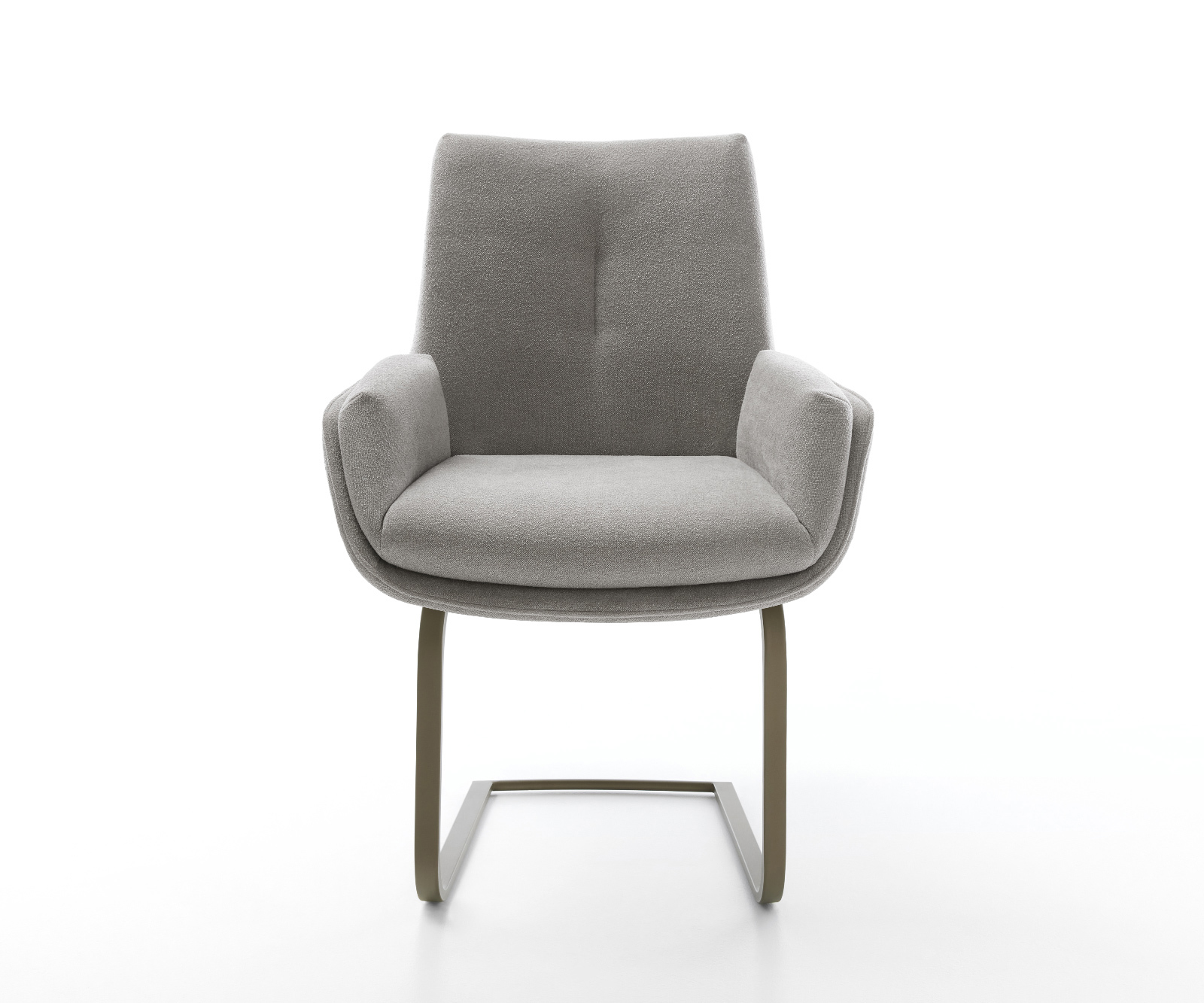 Jídelní židle Clea-Flex látka Měkký šedá jídelní židle plochý Titanová barva - Obrázek 2