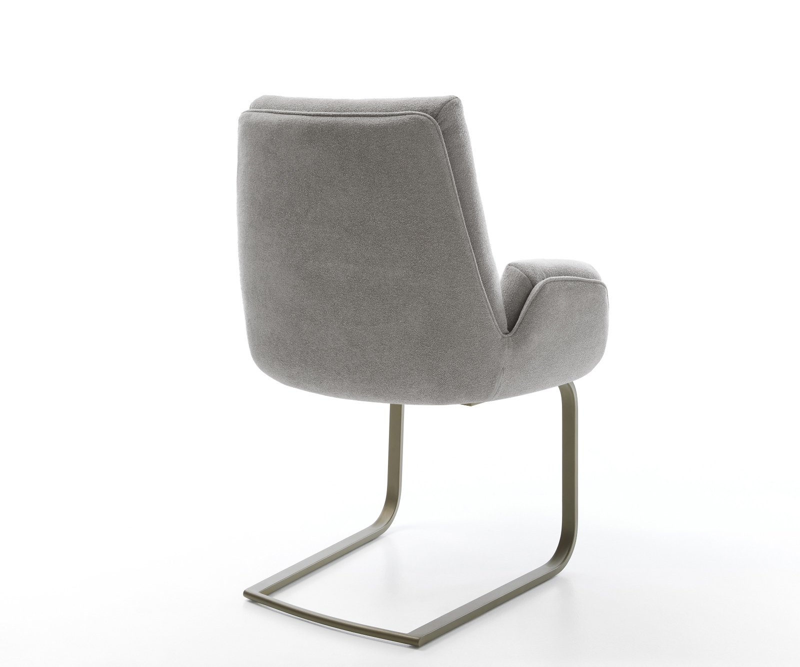 Jídelní židle Clea-Flex látka Měkký šedá jídelní židle plochý Titanová barva - Obrázek 5