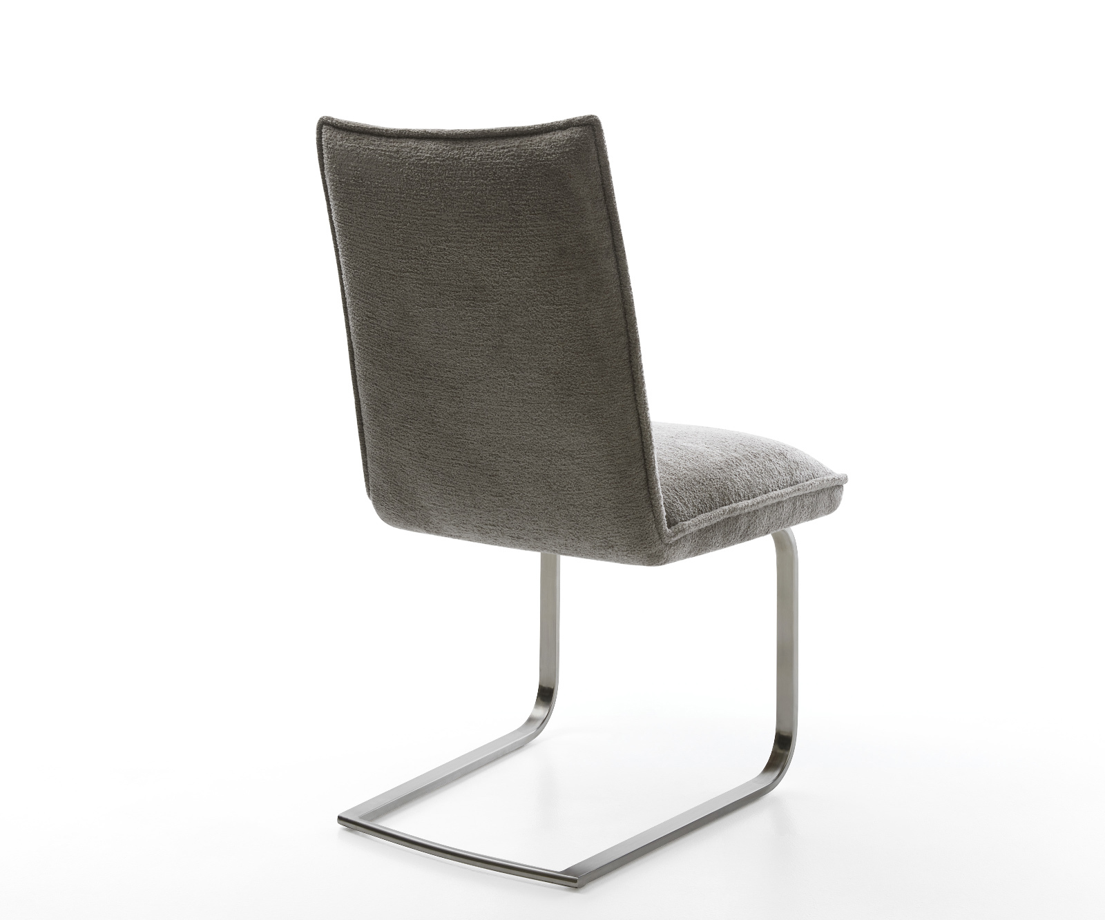 Jídelní židle Lelio-Flex bouclé měkký tmavě béžová jídelní židle plochá grafit taštičkové pružiny - Obrázek 5