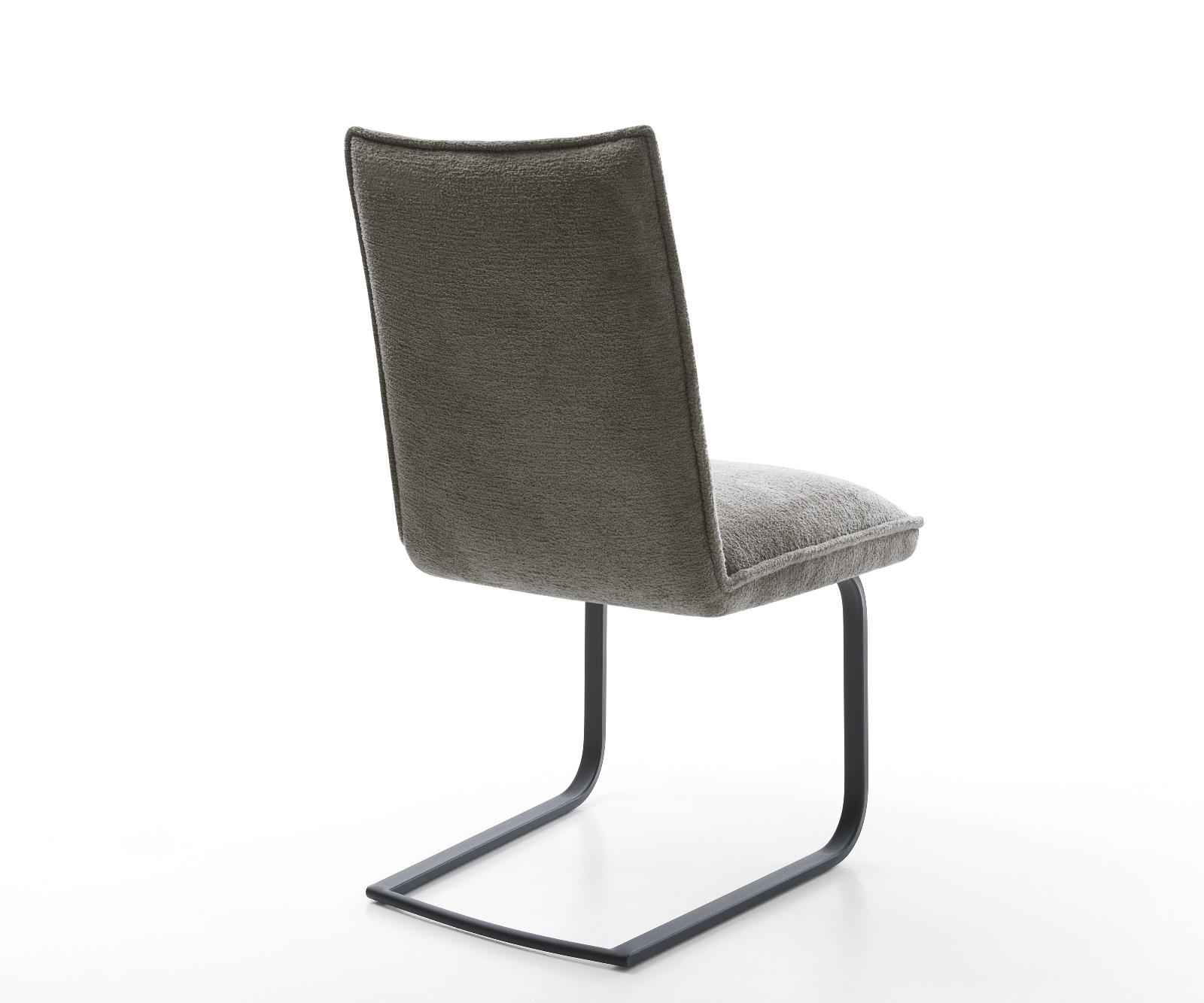 Jídelní židle Lelio-Flex bouclé měkký tmavě béžová jídelní židle plochá černá taštičkové pružiny - Obrázek 5