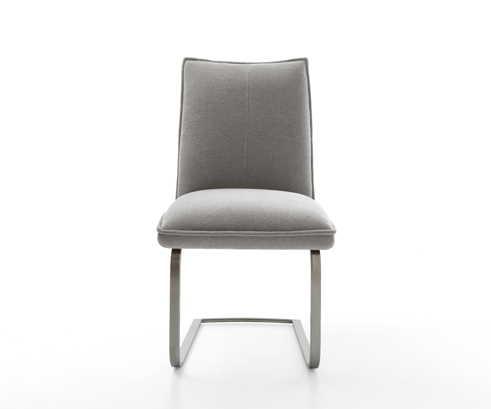 Jídelní židle Lelio-Flex látka Měkký šedá jídelní židle plochý grafit taštičkové pružiny - Obrázek 2