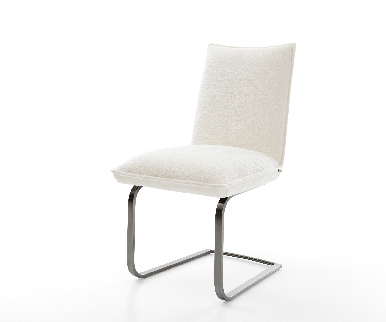 Jídelní židle Lelio-Flex bouclé měkký béžová jídelní židle plochá grafit taštičkové pružiny